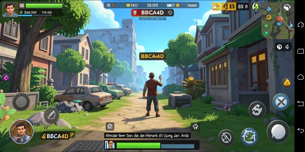 Tampilan menarik dari gameplay seru di BBCA4D.
