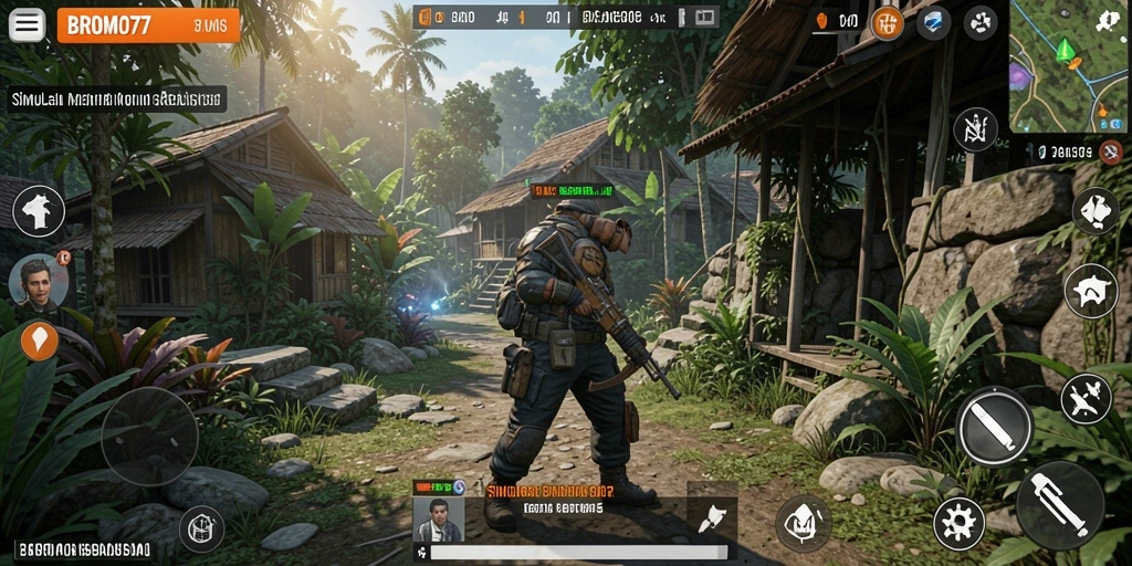 Tampilan gameplay BROMO77 yang menakjubkan dan interaktif.