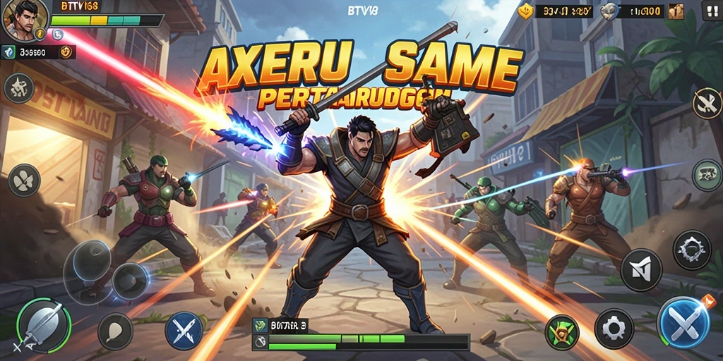 Tampilan gameplay menarik dari BTV168 yang memperlihatkan pertempuran seru.