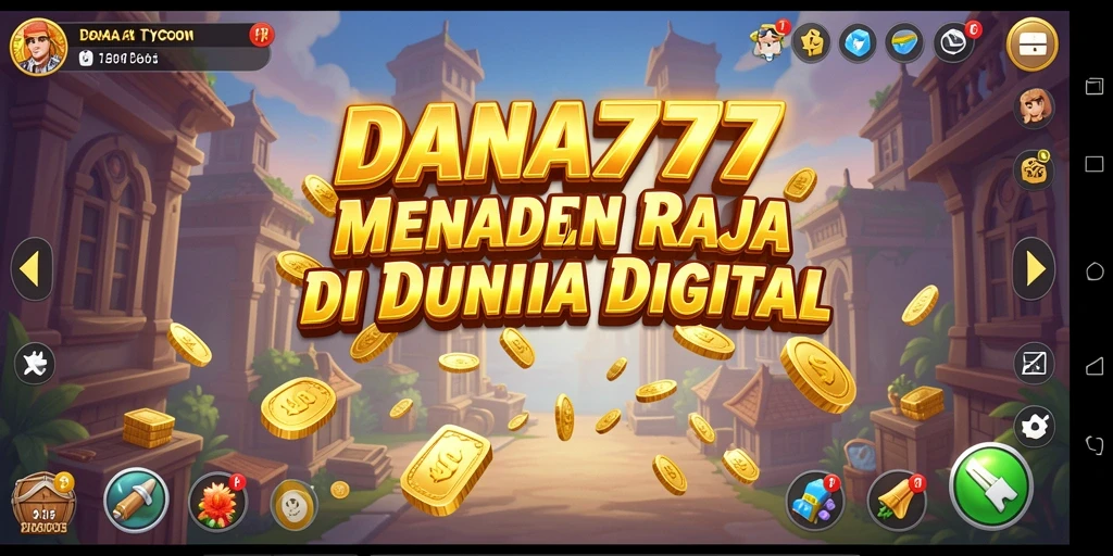 Screenshot utama DANA777 menampilkan gameplay Tycoon yang menarik.