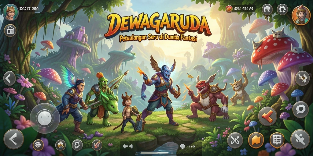 Screenshot DEWAGARUDA menampilkan aksi seru dan petualangan menarik.