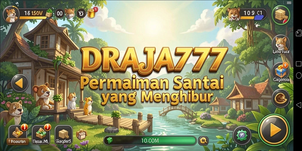 Menampilkan momen seru saat bermain DRAJA777 dengan teman.