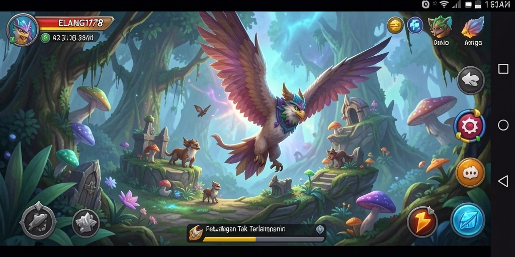 Tampilan gameplay ELANG178 menampilkan petualangan seru dan grafis yang menakjubkan.
