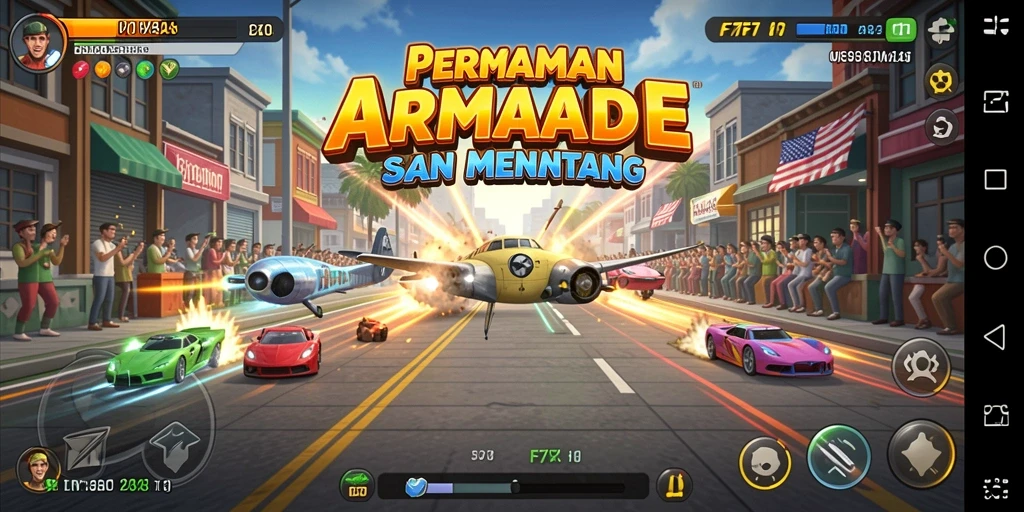 Tampilan gameplay F7F7 yang seru dan menantang.