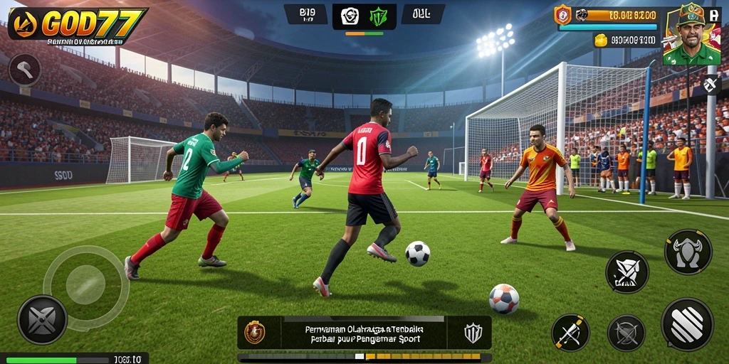 Gameplay seru dan kompetitif dari GOD77 untuk penggemar olahraga.