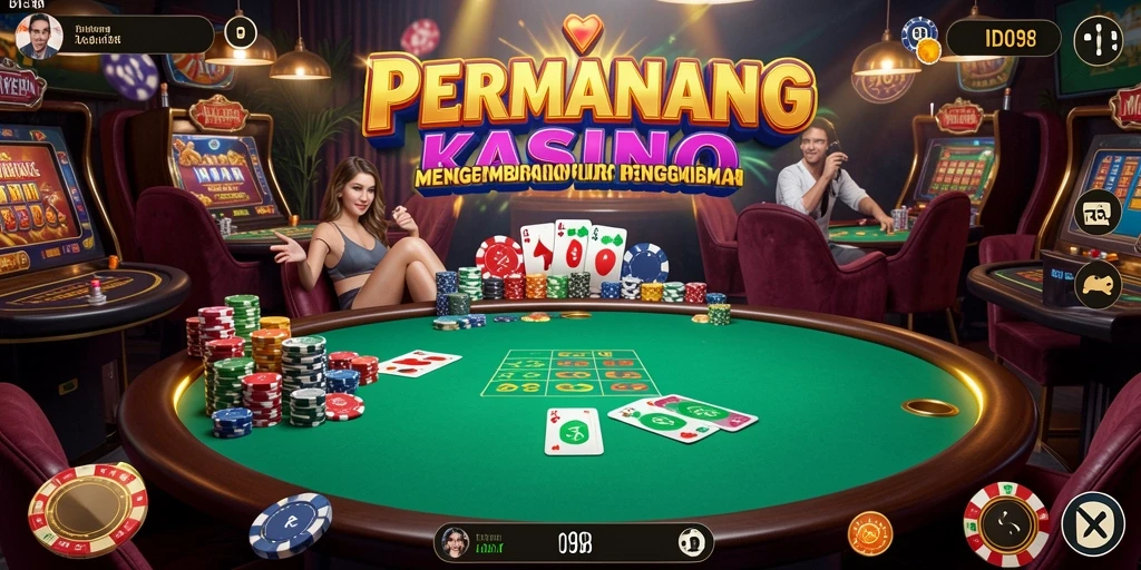 Tampilan menarik dari gameplay ID098 yang penuh aksi Kasino.