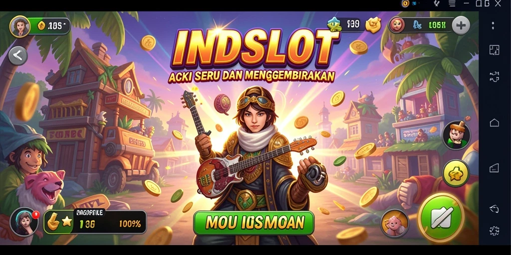 Screenshot INDSLOT menampilkan gameplay Action yang mendebarkan.