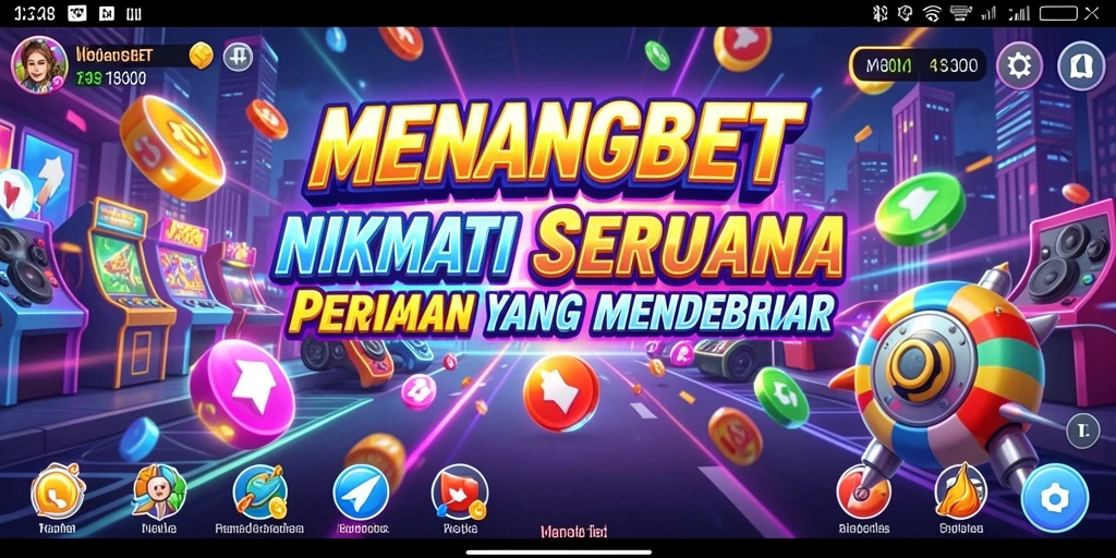 Tampilan menarik dari gameplay seru MENANGBET yang menantang.