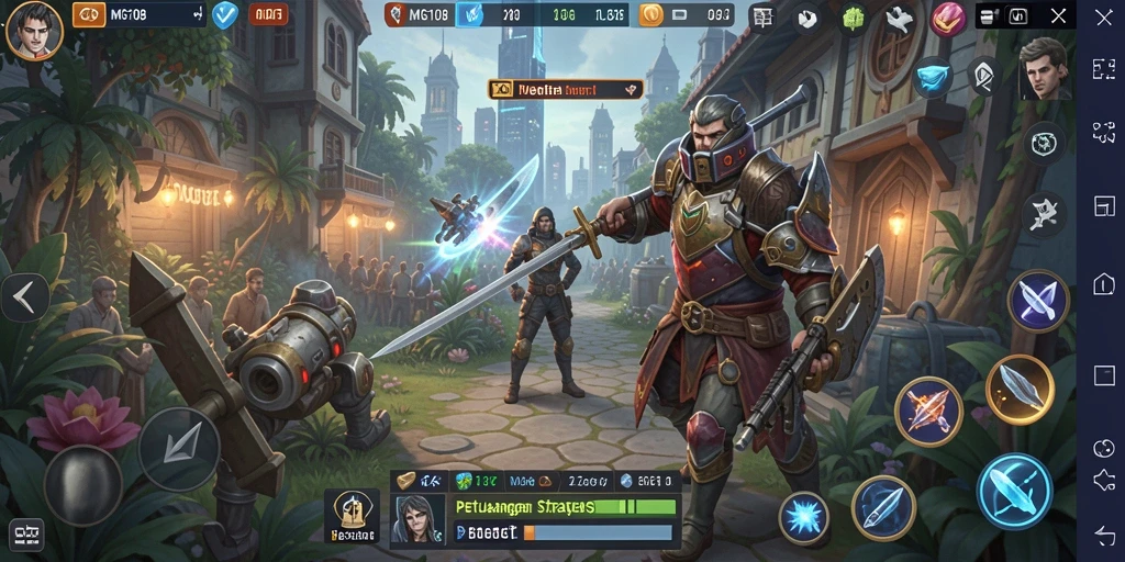 Tampilan gameplay seru dan strategis di MG108.