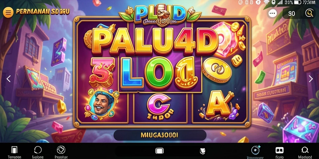 Tampilan gameplay PALU4D yang seru dan menarik.