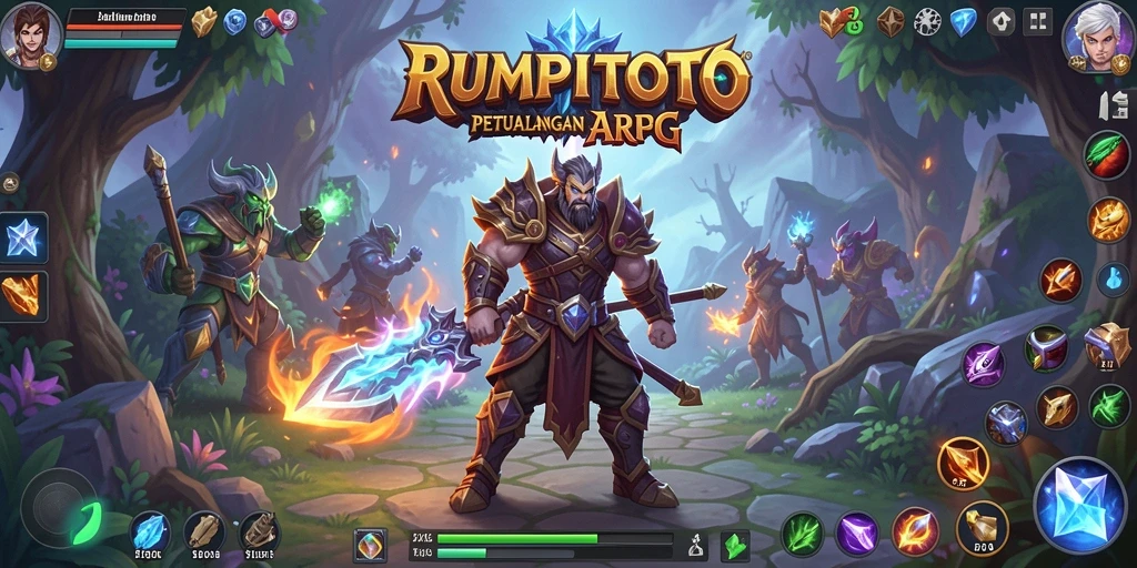 Gameplay menarik dari RUMPITOTO yang menunjukkan pertarungan seru.