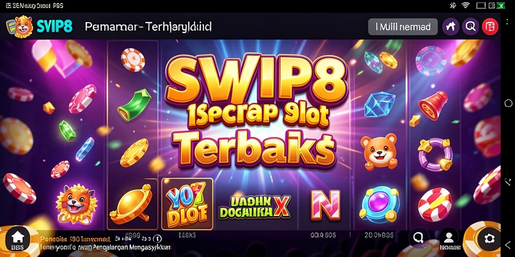 Tampilan gameplay slot yang menegangkan dan berwarna-warni.