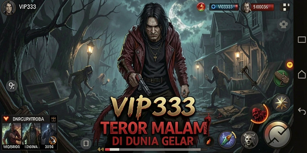 Tampilan gameplay yang mencerminkan ketegangan dan kegelapan dalam game Horror.