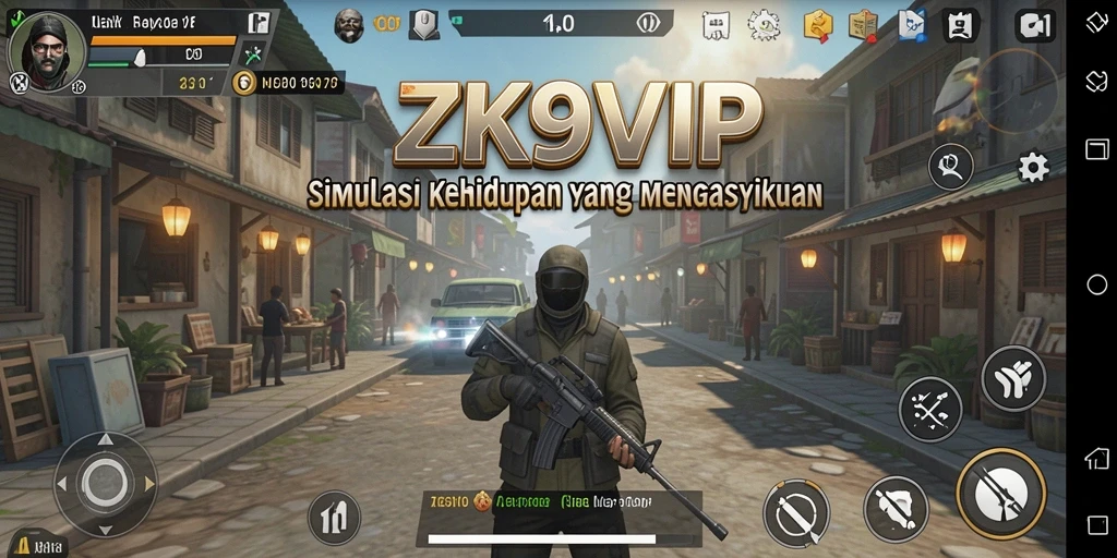 Gambaran gameplay ZK9VIP yang dinamis dan interaktif.